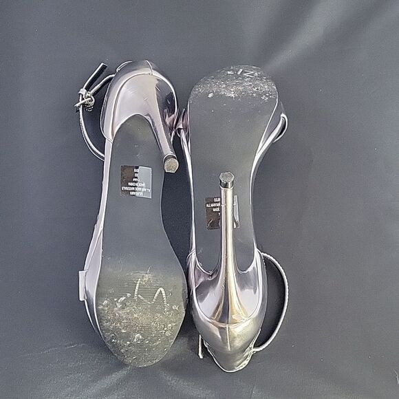 G BY GUESS HIGH HEEL STILETTOS ADJUSTABLE BUCKLE ANKLE STRAP SANDAL - Picture 12 of 14